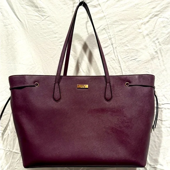 Kate Spade Bags | Xl plum Kate Spade Tote - Picture 1 of 12